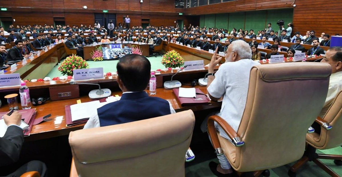 PM Narendra Modi In An Interaction With IAS Officers Of 2017 Batch