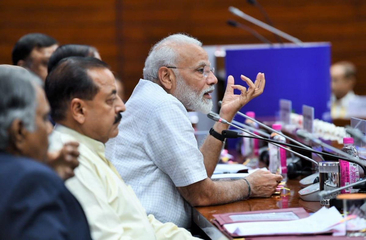 PM Narendra Modi In An Interaction With IAS Officers Of 2017 Batch