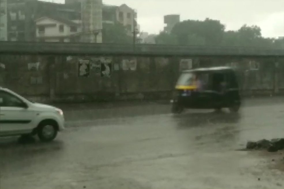 Rain Lashes Valsad Ahead Of Cyclone Vayu