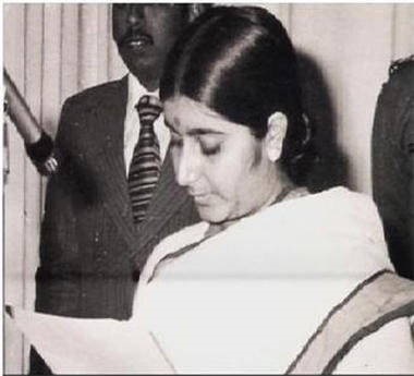 Rare Photos Of Sushma Swaraj