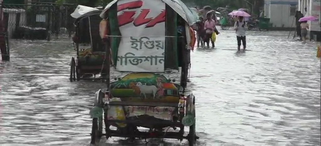 Several Areas Water Logged Following Rains In Tripura