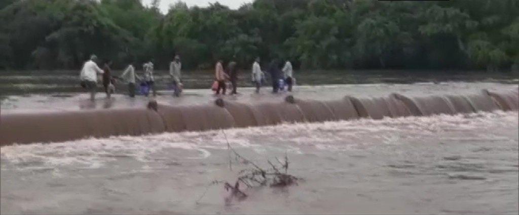 Several Roads And Bridges Flooded In Chhoto Udepur After Heavy Rains
