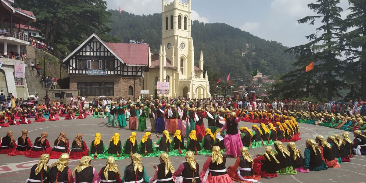 Shimla Summer Festival Begin And 650 Women Performed Folk Dance