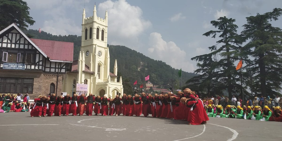 Shimla Summer Festival Begin And 650 Women Performed Folk Dance