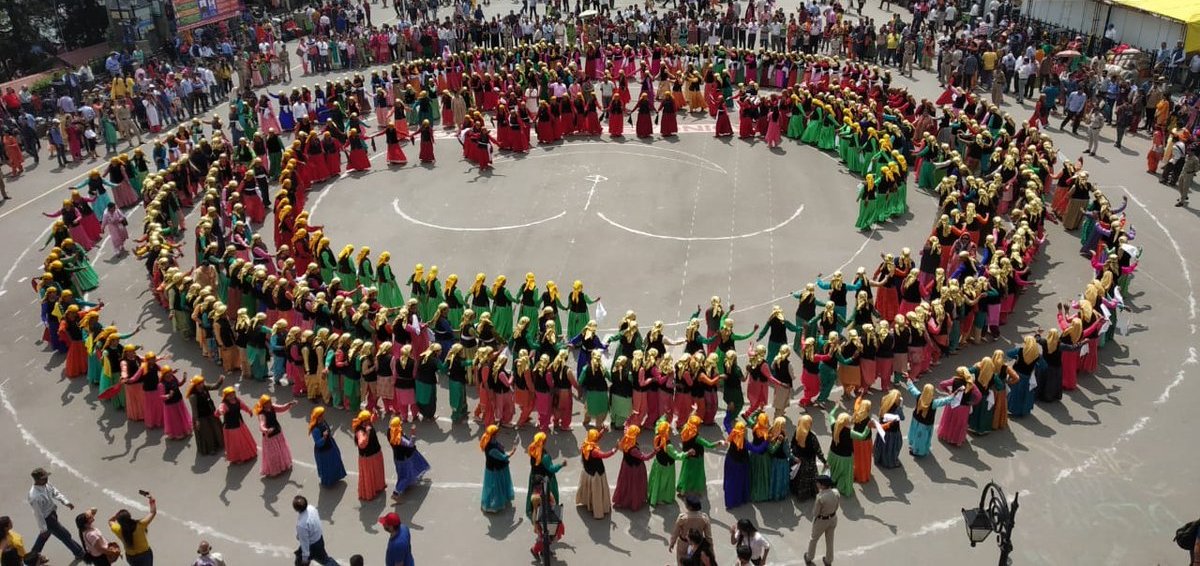 Shimla Summer Festival Begin And 650 Women Performed Folk Dance