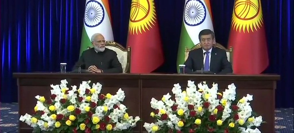 Signing Of Agreements Between India And Kyrgyzstan In The Presence Of PM Modi