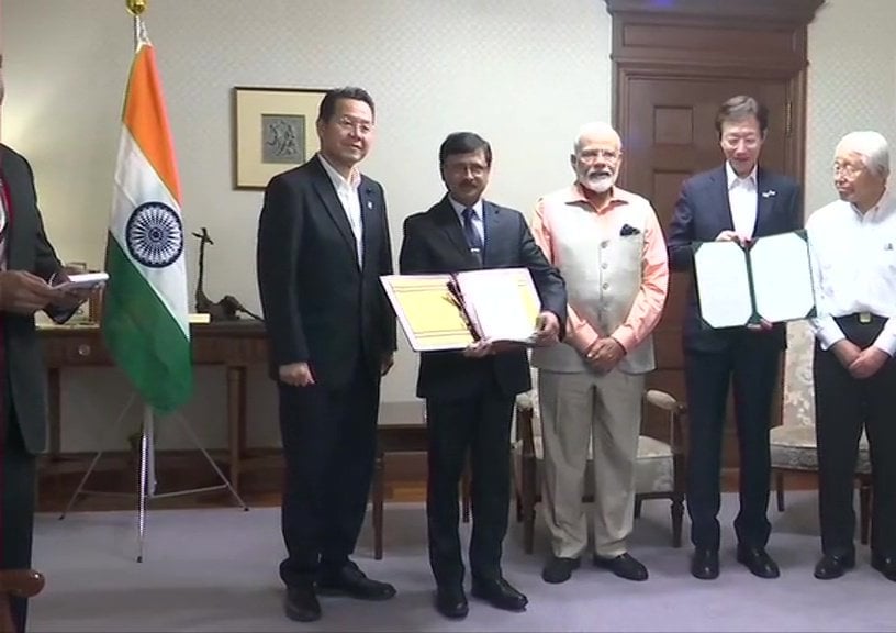 Sister City Partnership MoU Between Kobe And Ahmedabad Exchanged Between Indian Ambassador To Japan