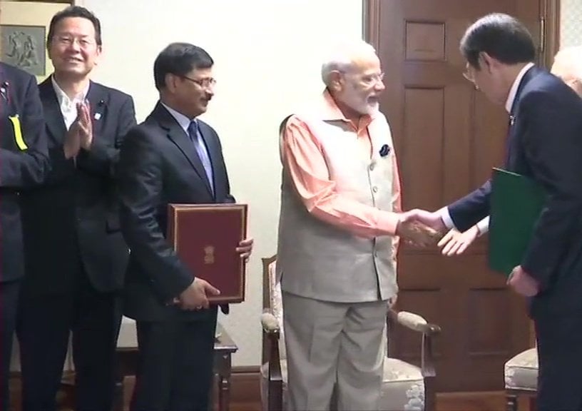 Sister City Partnership MoU Between Kobe And Ahmedabad Exchanged Between Indian Ambassador To Japan