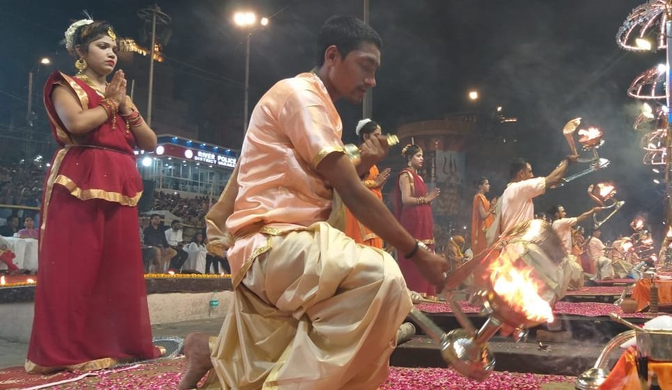 Special Aarti Performed At Dashashwamedh Ghat In Varanasi On The Occasion Of Ganga Dussehra