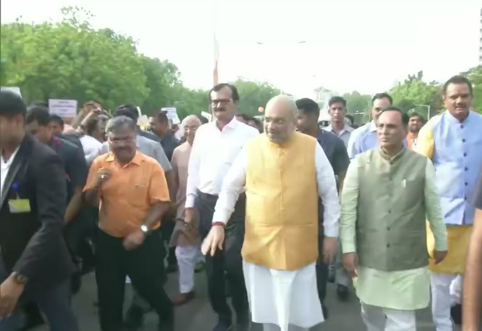Union Home Minister Inaugurated Income Tax Flyover In Ahmedabad