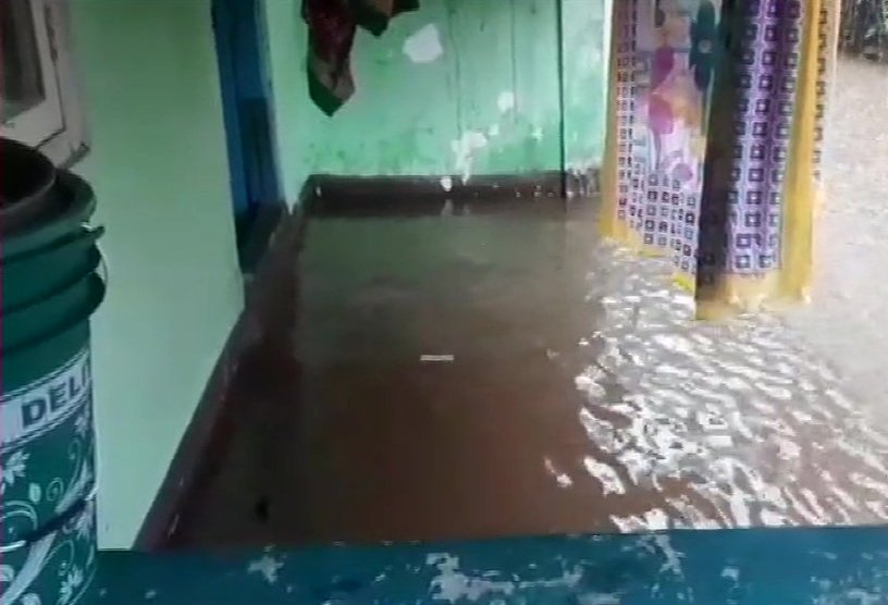 Water Logging And Landslide In Malki And Polo Area Of Shillong Following Heavy Rainfall