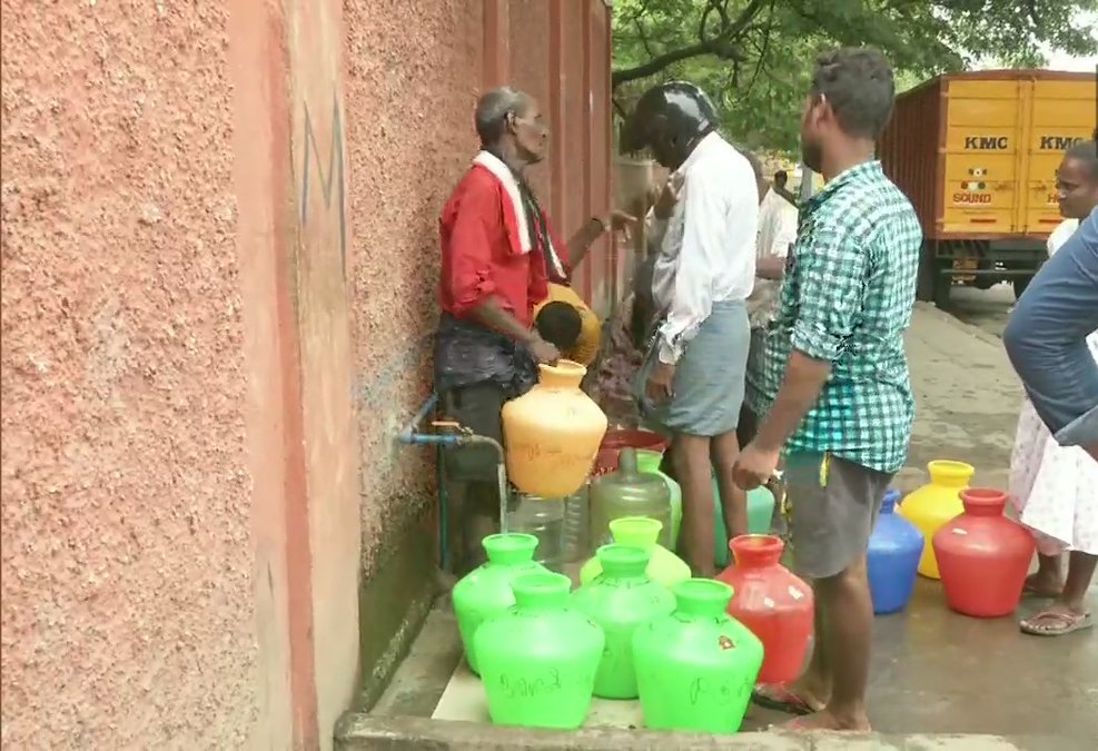 Water Scarcity Still Troubles Chennai Resident