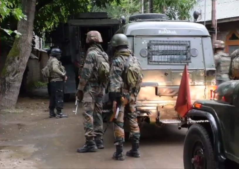 Exchange Of Fire Underway Between Terrorist And Security Forces In Jammu