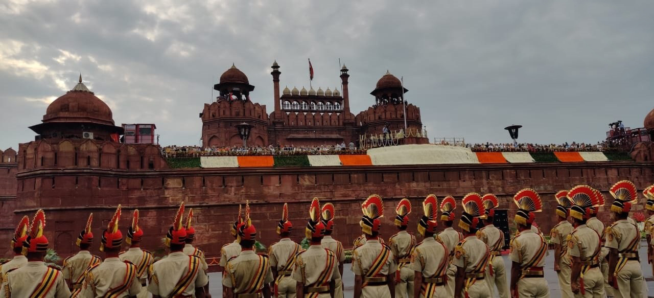 PM Modi Hoists Flag At The Red Fort On Independence Day 2019