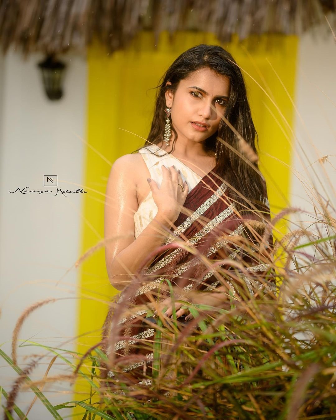 Bunny Vox Hot Photos In Saree