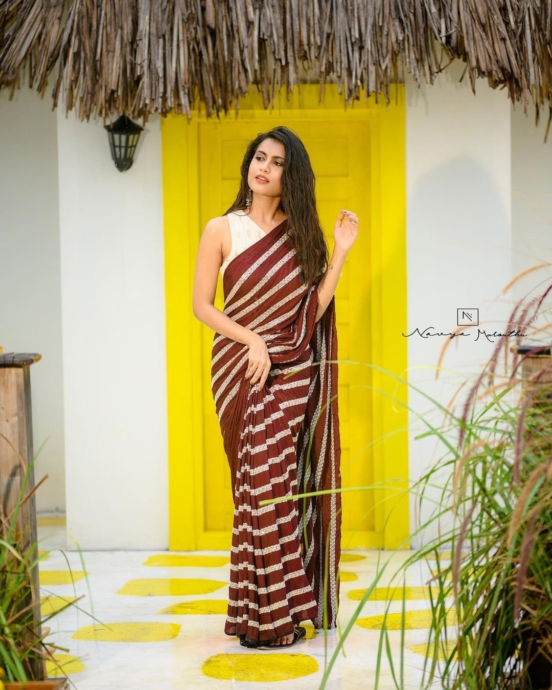 Bunny Vox Hot Photos In Saree