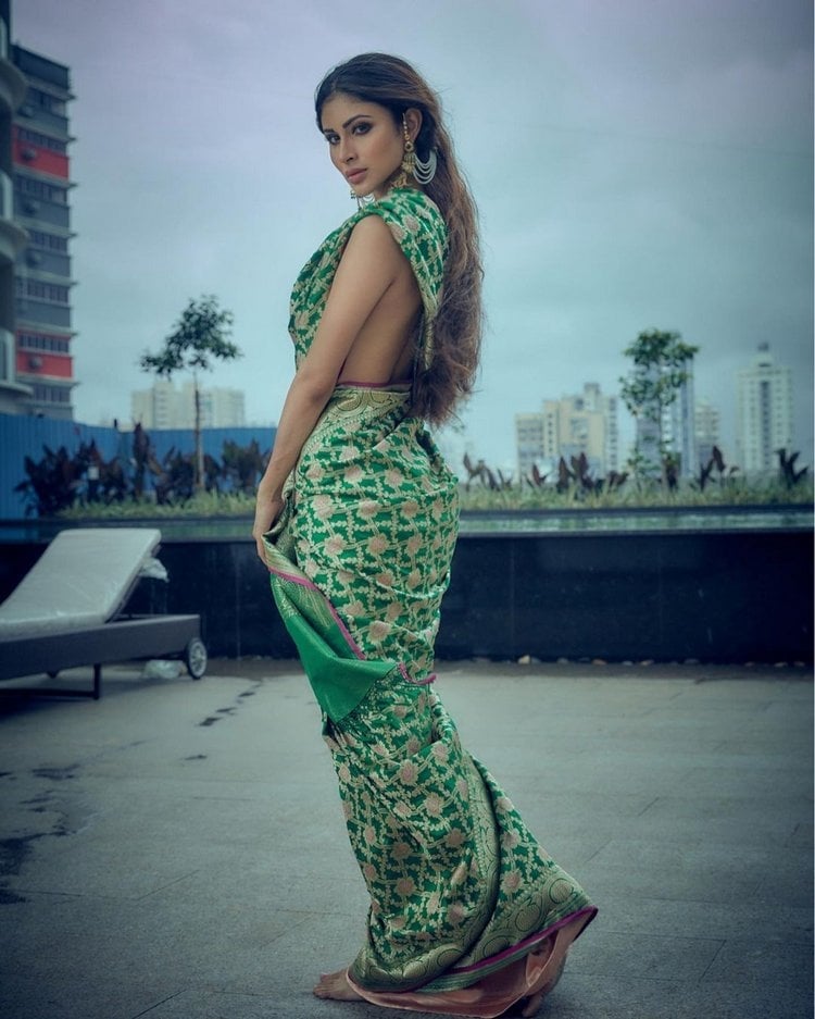Mouni Roy Latest Photos In Saree