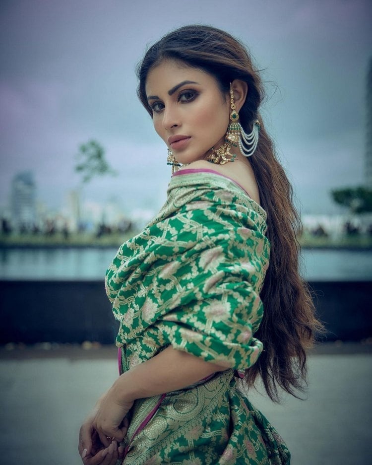 Mouni Roy Latest Photos In Saree
