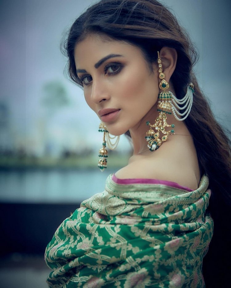 Mouni Roy Latest Photos In Saree