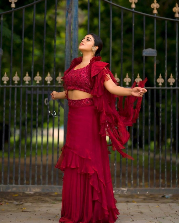 Poorna Latest Out Fit Photos