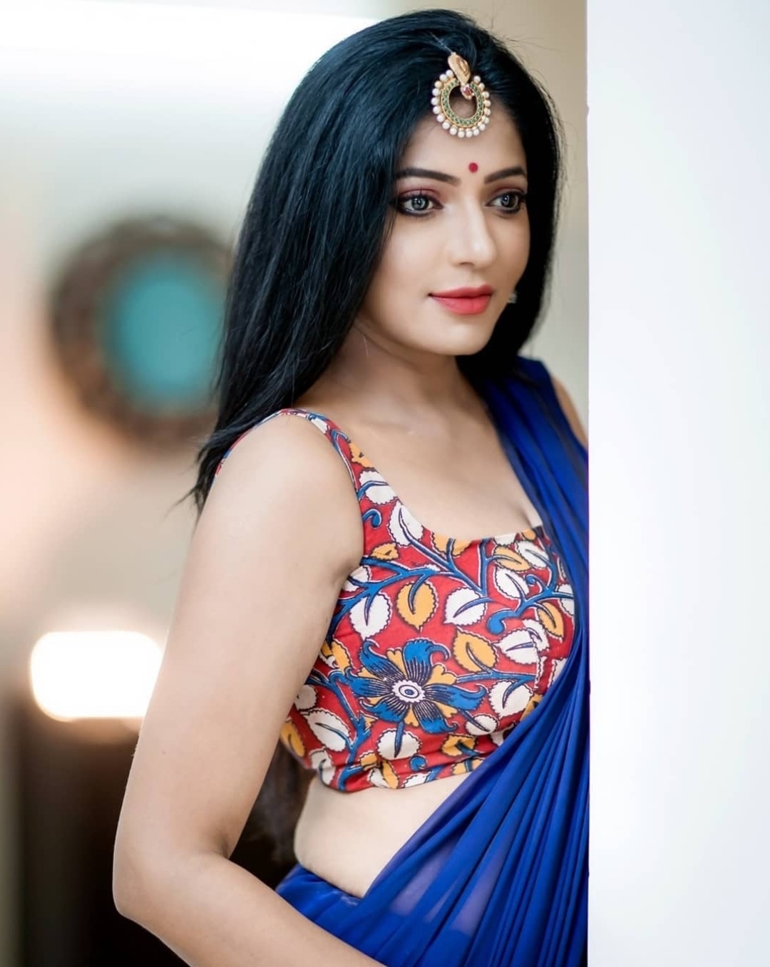 Reshma Pasupuleti Summery Saree Pics