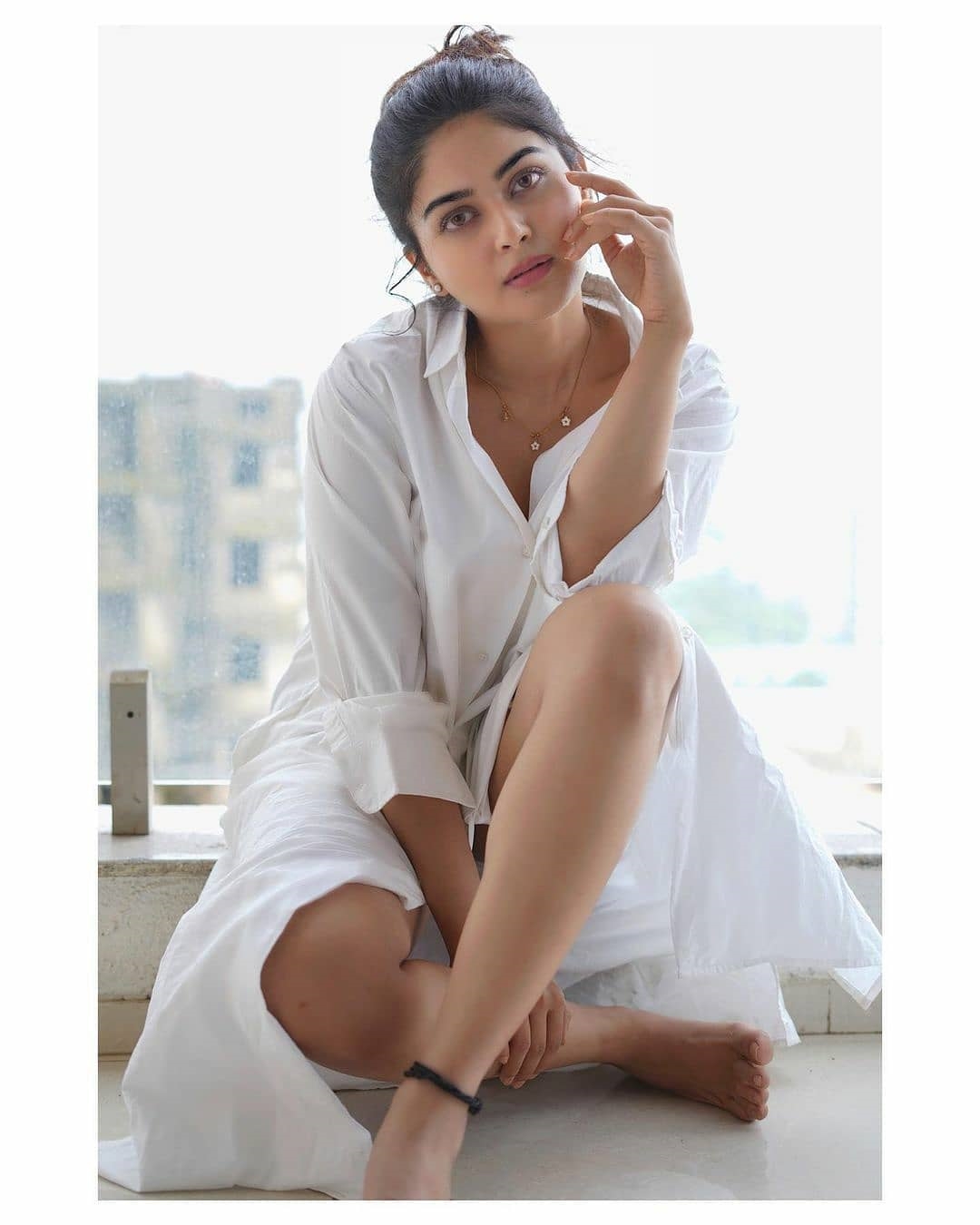 Vaibhavi Shandilya New Stills In White Dress