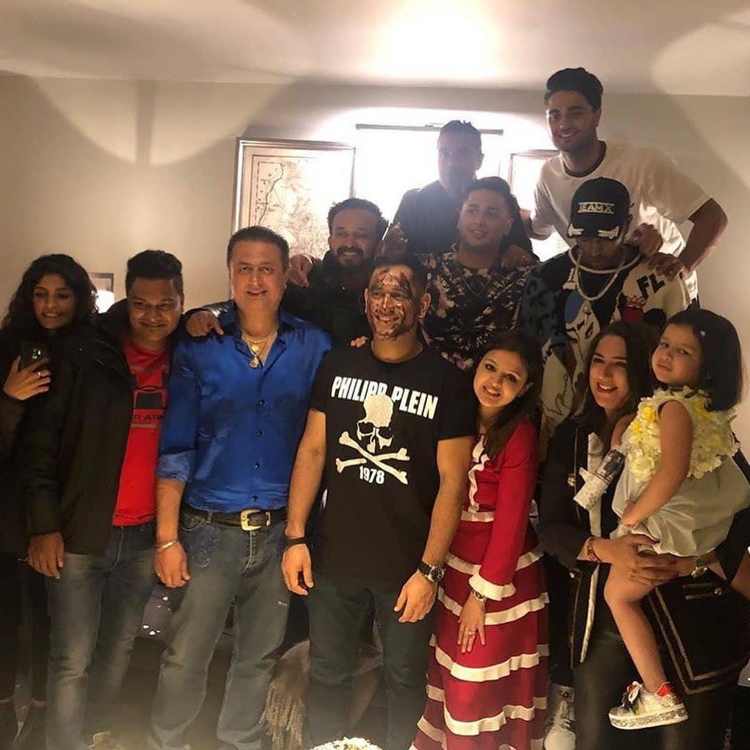 Dhoni Birthday Party Celebrations