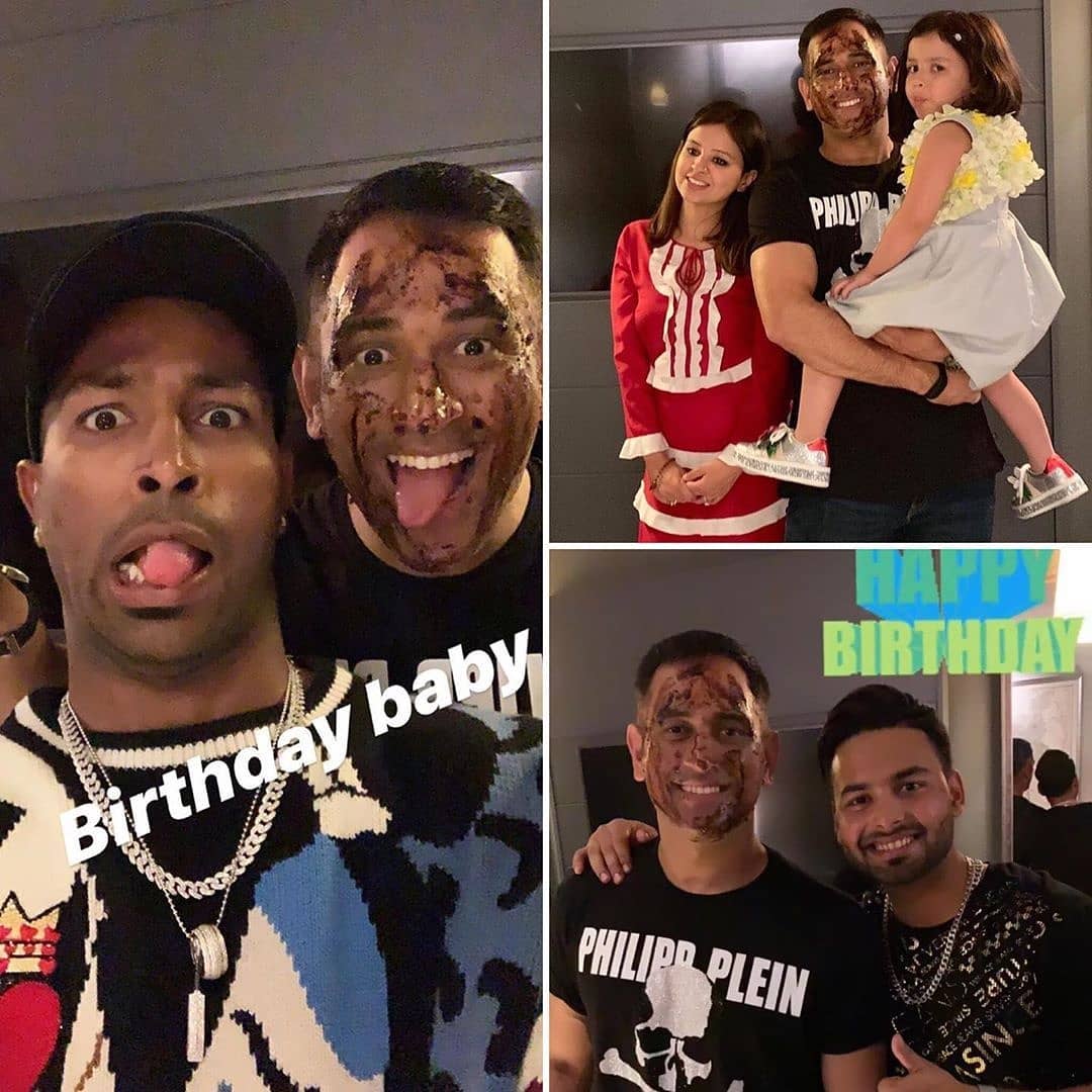 Dhoni Birthday Party Celebrations