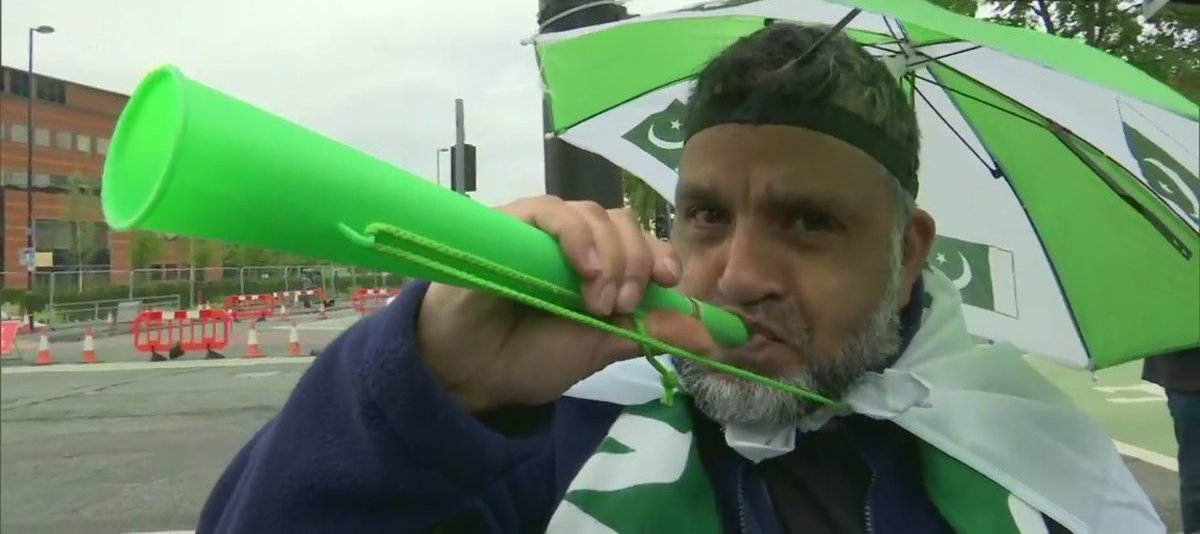 ICC Cricket World Cup 2019 India And Pakistan Fans At Old Trafford Stadium In Manchester