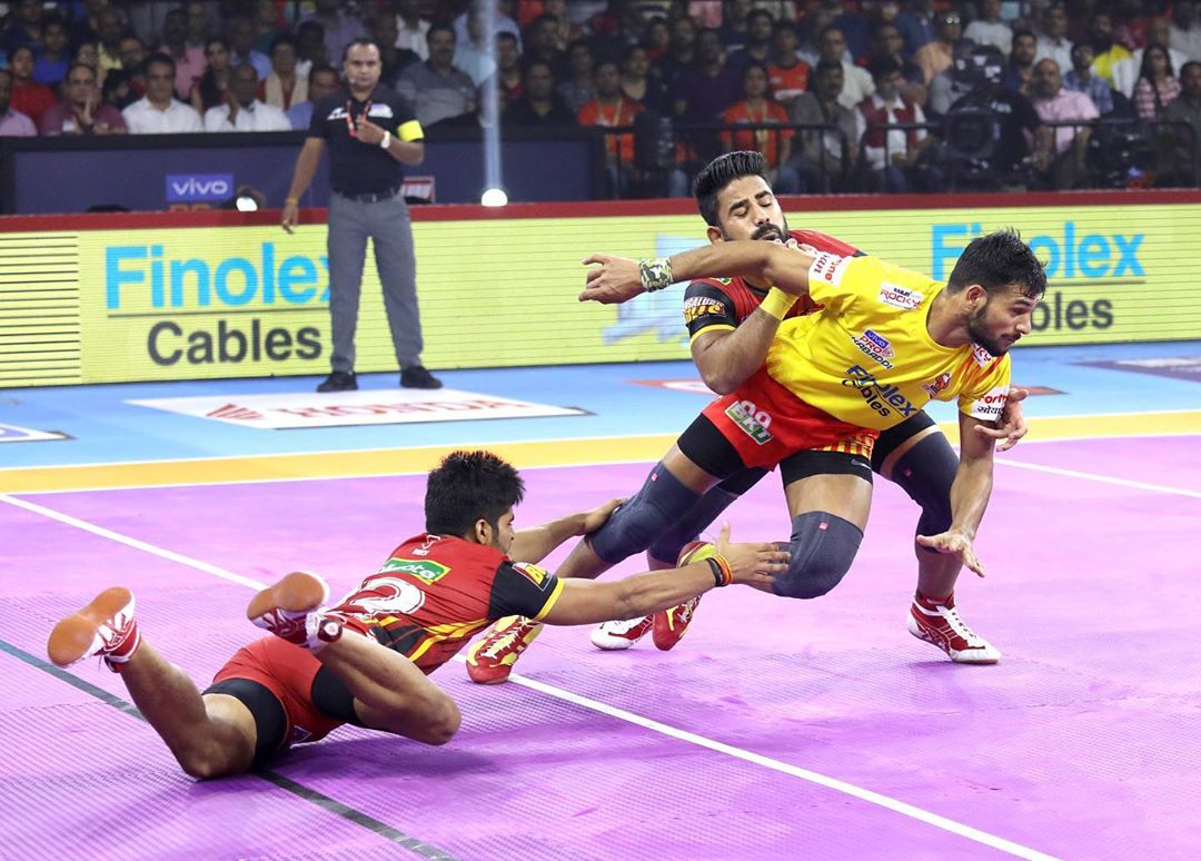 Pro Kabaddi 2019 Bengaluru Bulls Vs UP Yoddha