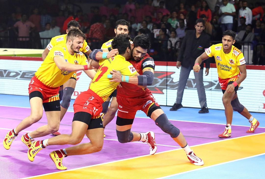 Pro Kabaddi 2019 Bengaluru Bulls Vs UP Yoddha