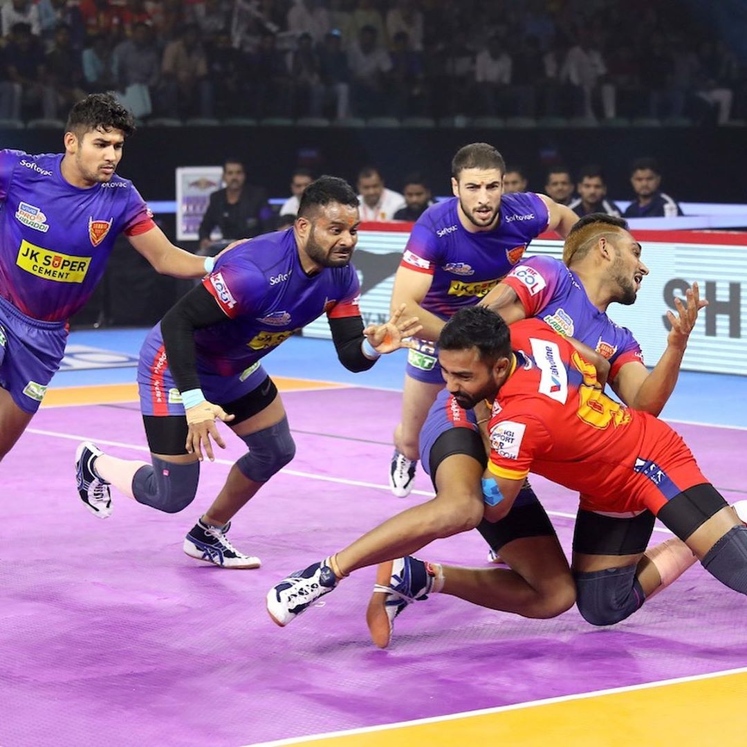 Pro Kabaddi 2019 Dabang Delhi Vs Haryana Steelers