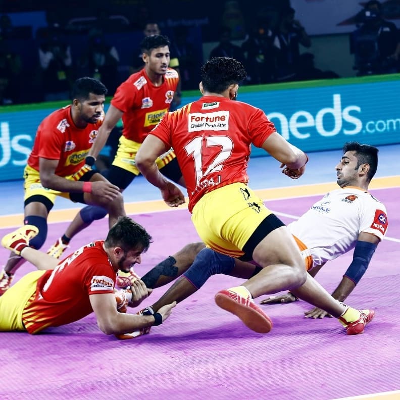 Pro Kabaddi 2019 Delhi Dabaang Vs Gujarat Fortune Giants