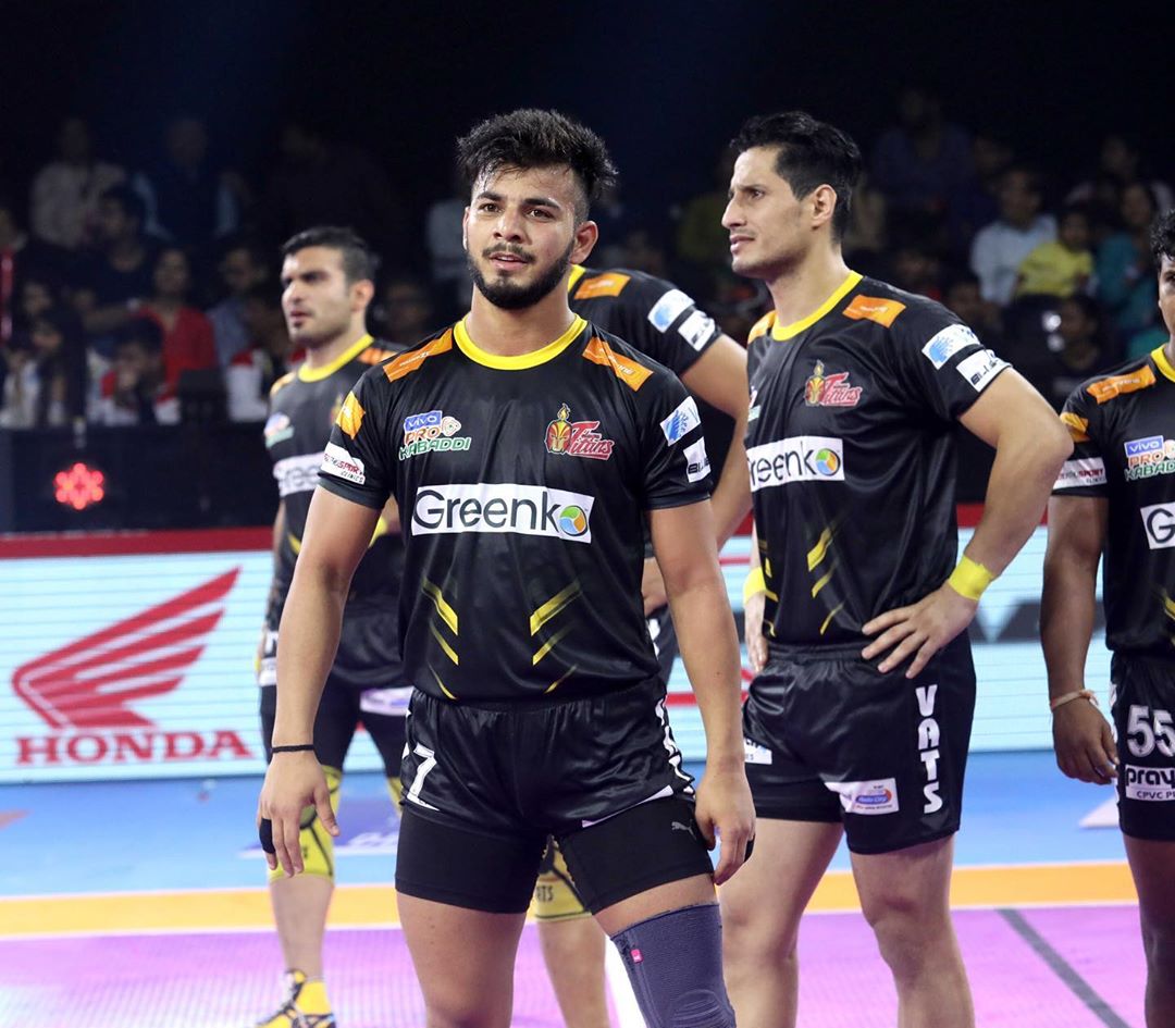 Pro Kabaddi 2019 Gujarat Fortune Giants Vs Telugu Titans