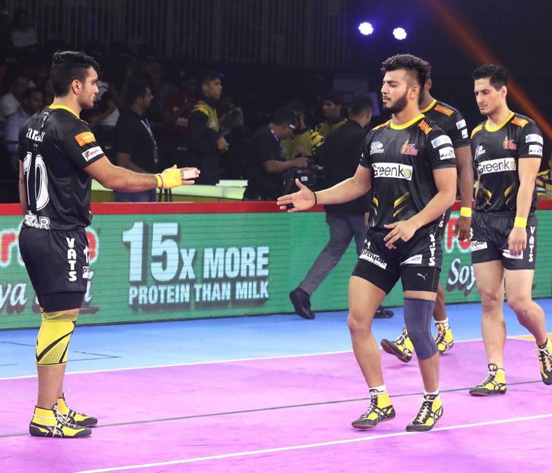 Pro Kabaddi 2019 Gujarat Fortune Giants Vs Telugu Titans