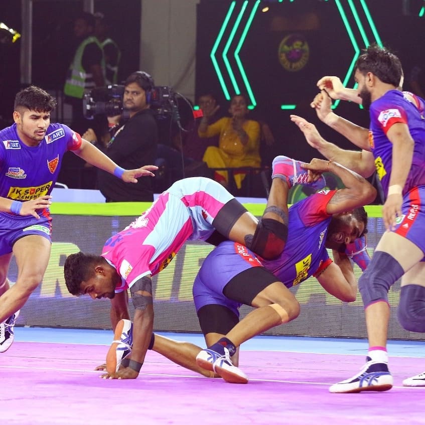 Pro Kabaddi 2019 Jaipur Pink Panthers Vs Puneri Paltans