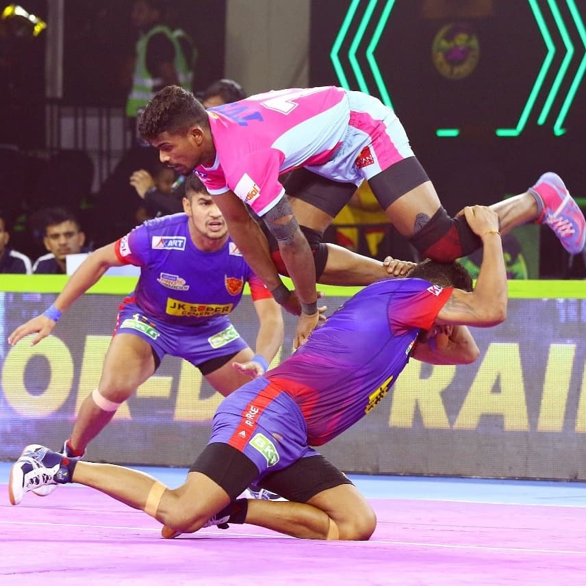 Pro Kabaddi 2019 Jaipur Pink Panthers Vs Puneri Paltans