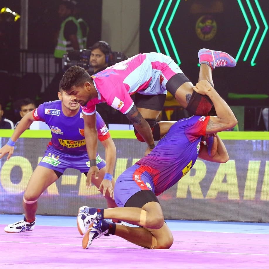 Pro Kabaddi 2019 Jaipur Pink Panthers Vs Puneri Paltans