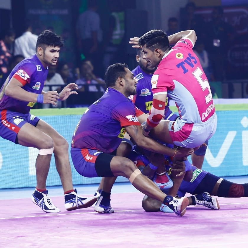 Pro Kabaddi 2019 Jaipur Pink Panthers Vs Puneri Paltans