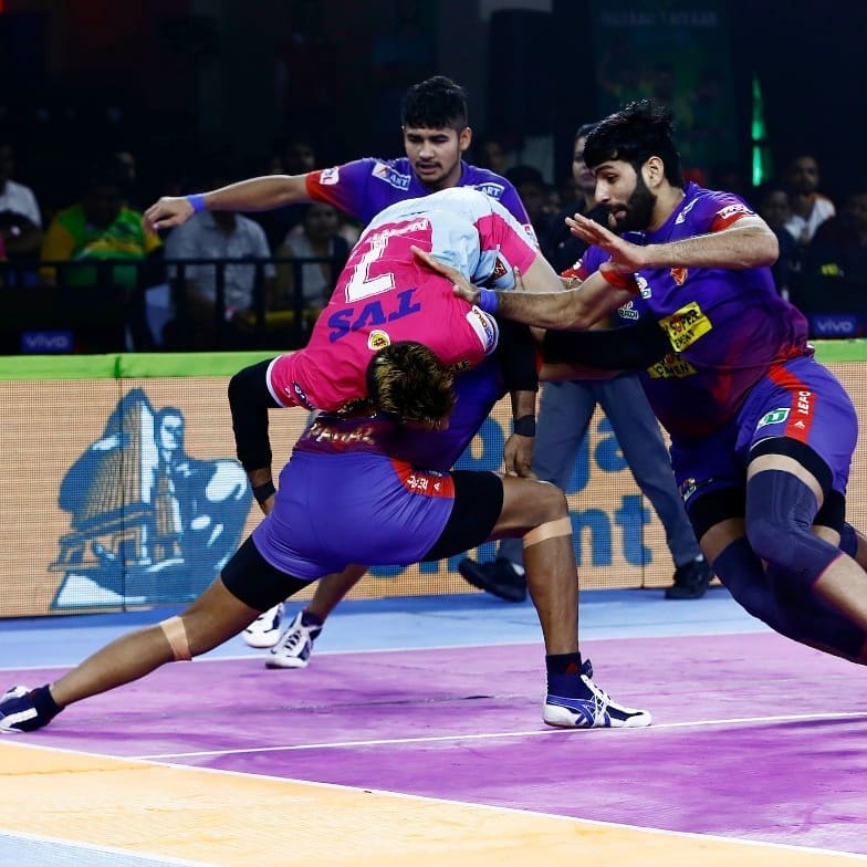 Pro Kabaddi 2019 Jaipur Pink Panthers Vs Puneri Paltans