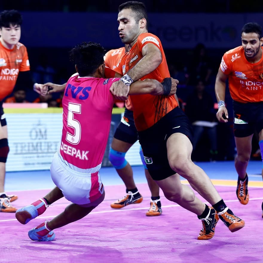 Pro Kabaddi 2019 Mumbai Vs Jaipur