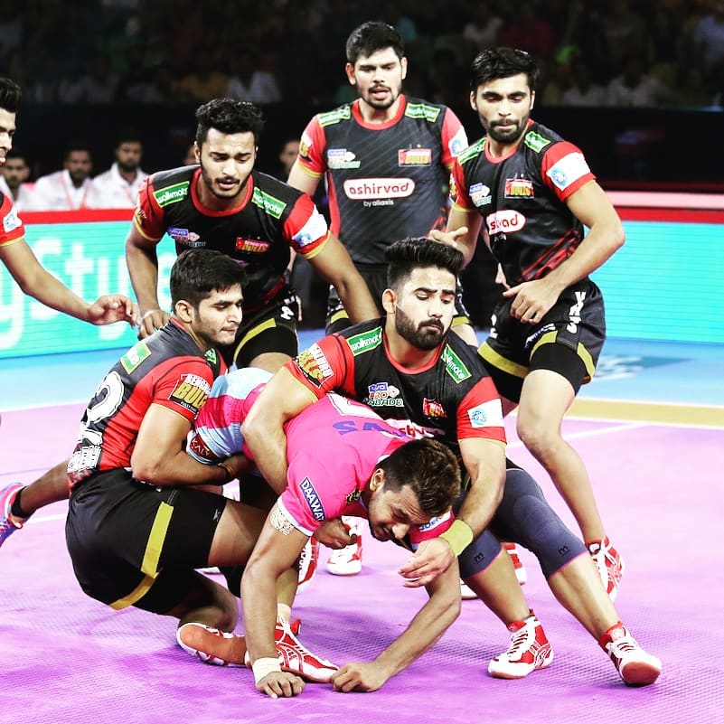 Pro Kabaddi 2019 Pink Panthers Vs Bengaluru Bulls