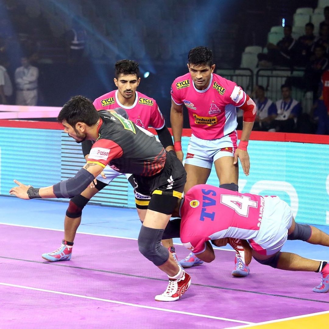Pro Kabaddi 2019 Pink Panthers Vs Bengaluru Bulls