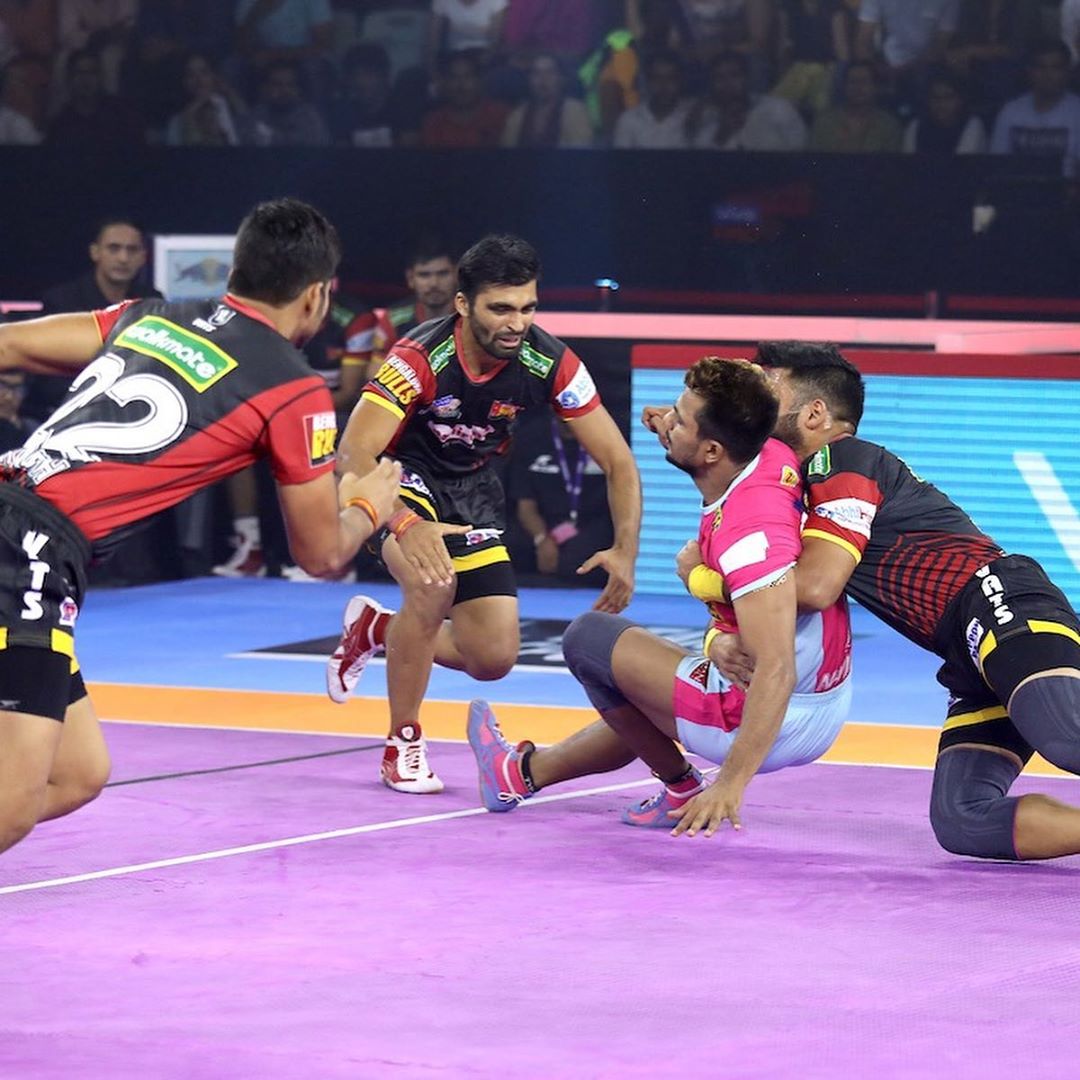 Pro Kabaddi 2019 Pink Panthers Vs Bengaluru Bulls