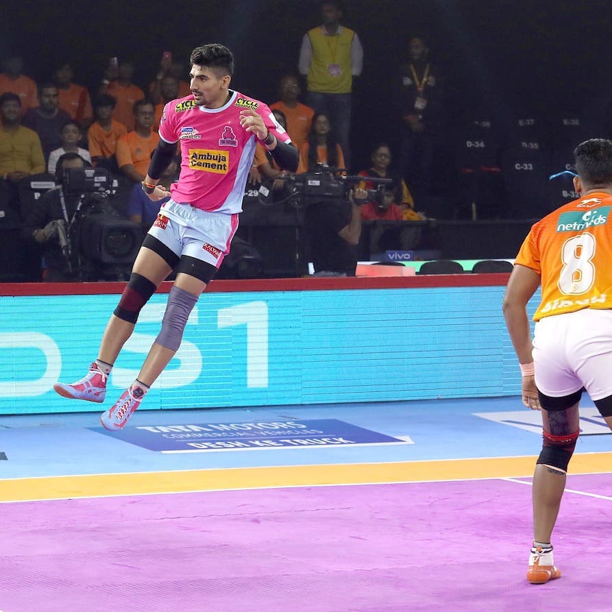 Pro Kabaddi 2019 Pink Panthers Vs Puneri Paltan