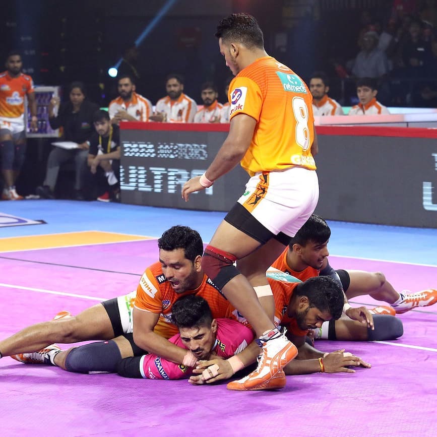 Pro Kabaddi 2019 Pink Panthers Vs Puneri Paltan