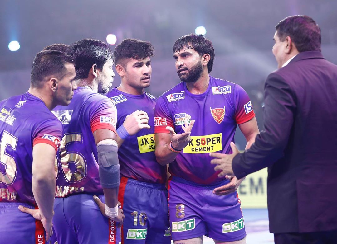 Pro Kabaddi 2019 Tamil Thalaivas Vs Delhi Dabaang