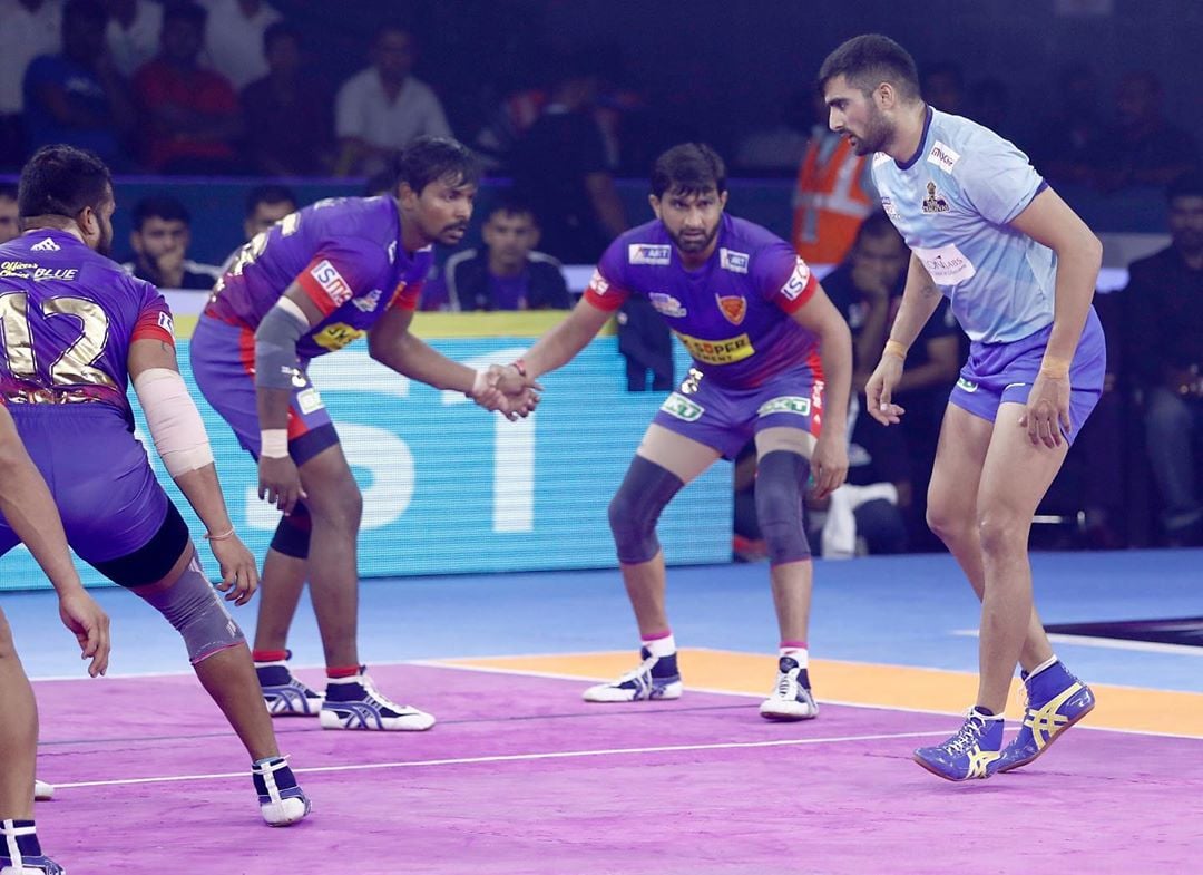 Pro Kabaddi 2019 Tamil Thalaivas Vs Delhi Dabaang
