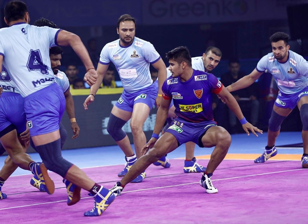 Pro Kabaddi 2019 Tamil Thalaivas Vs Delhi Dabaang