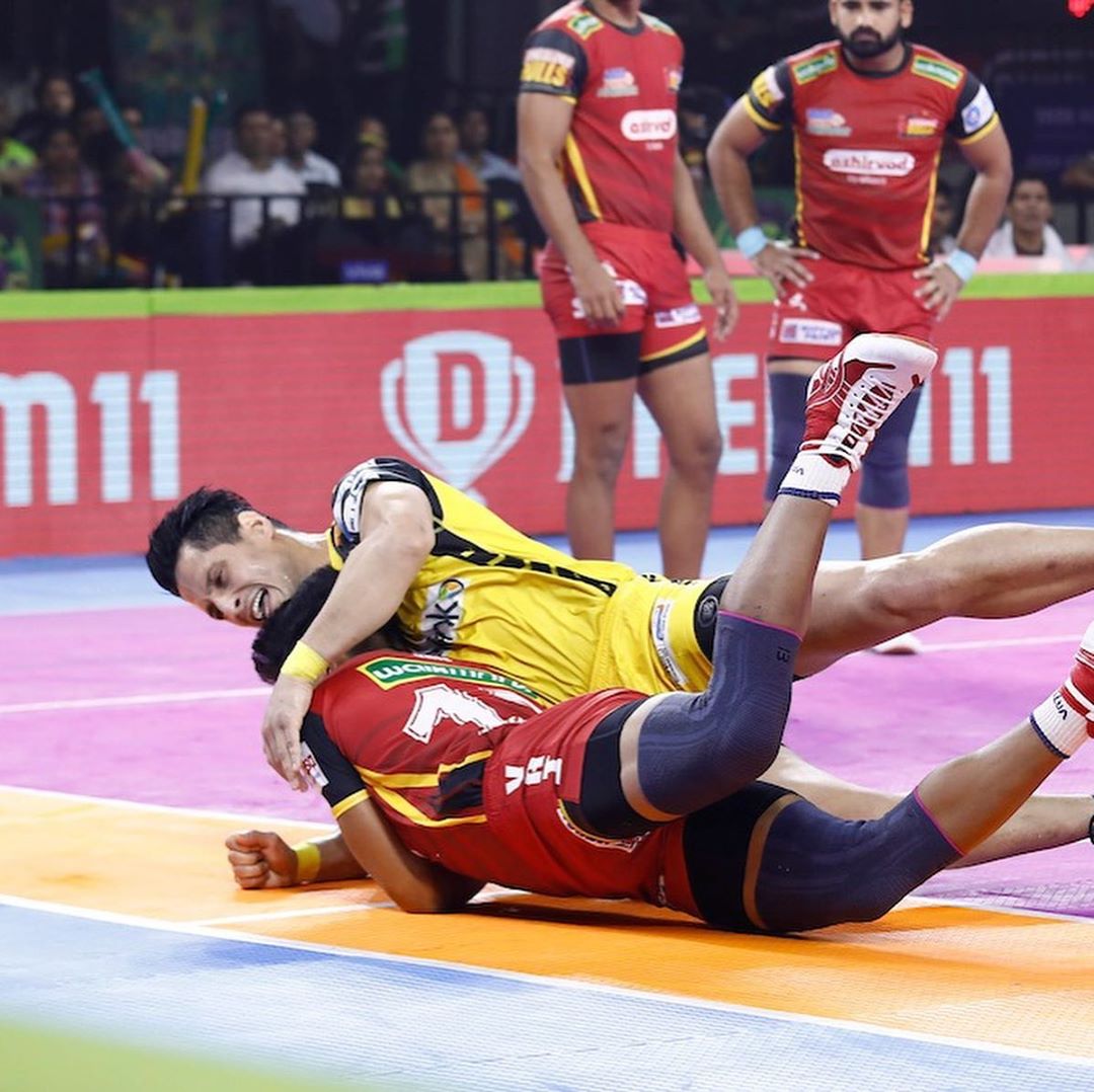 Pro Kabaddi 2019 Telugu Titans Vs Bengaluru Bulls